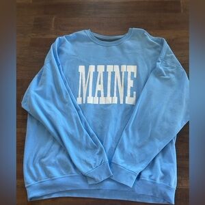 Blue Crewneck Sweatshirt